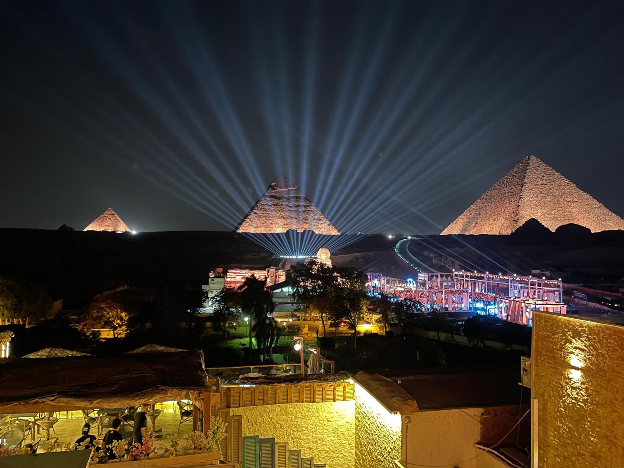 Basha Pyramids Inn Kafret el-Gabal Exteriér fotografie